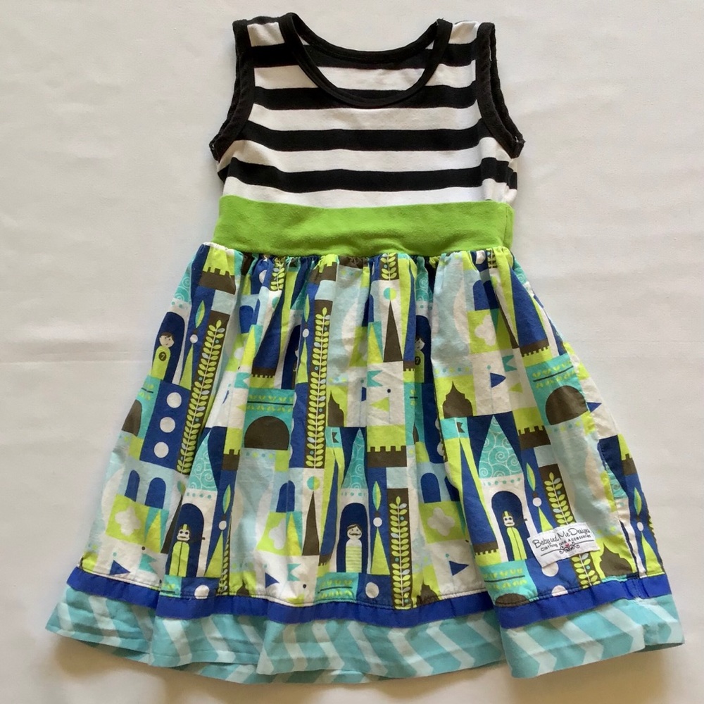 Girls sleeveless dress - Baby & Me Designs